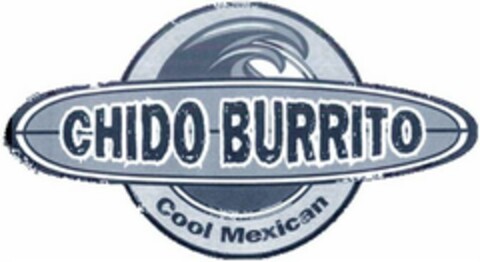 CHIDO BURRITO COOL MEXICAN Logo (USPTO, 03/11/2010)