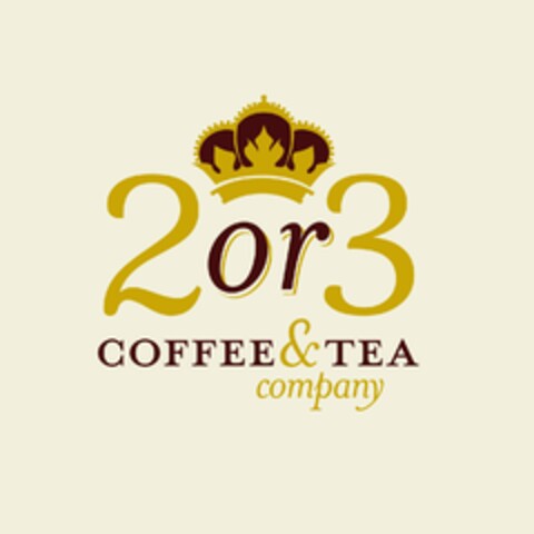 2 OR 3 COFFEE & TEA COMPANY Logo (USPTO, 03.11.2010)