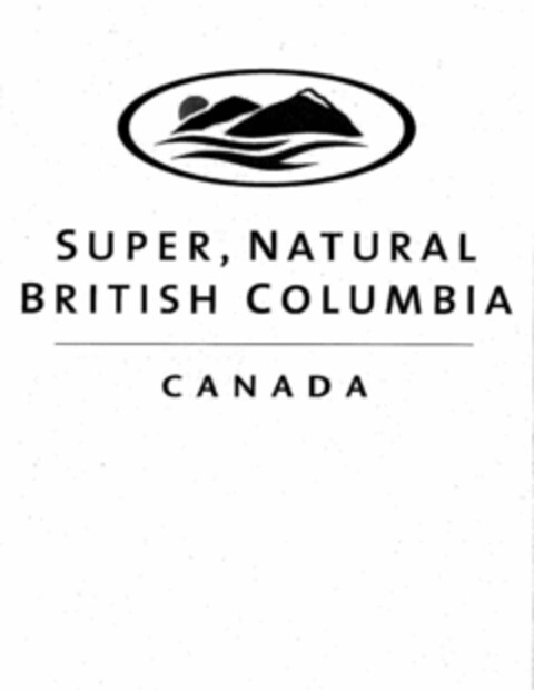 SUPER, NATURAL BRITISH COLUMBIA CANADA Logo (USPTO, 03/31/2011)