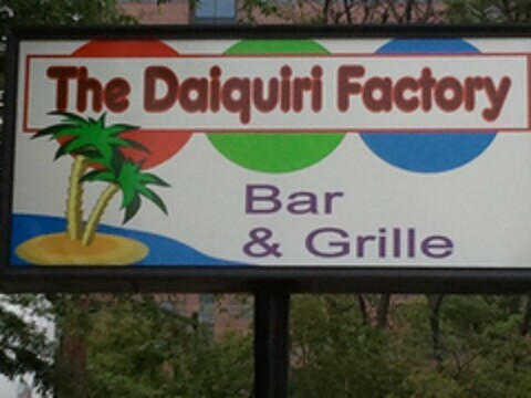 THE DAIQUIRI FACTORY - BAR AND GRILLE Logo (USPTO, 21.08.2011)