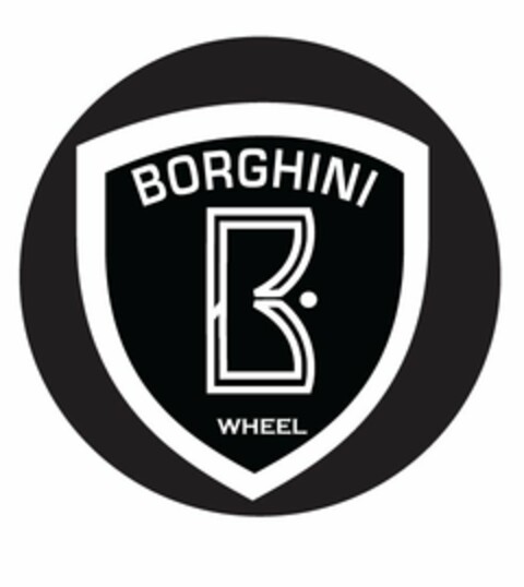 BORGHINI WHEEL B Logo (USPTO, 23.09.2011)