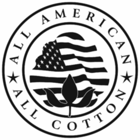 ALL AMERICAN ALL COTTON Logo (USPTO, 03.11.2011)