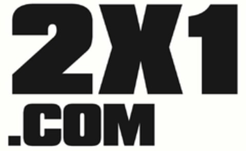 2X1.COM Logo (USPTO, 02/10/2012)
