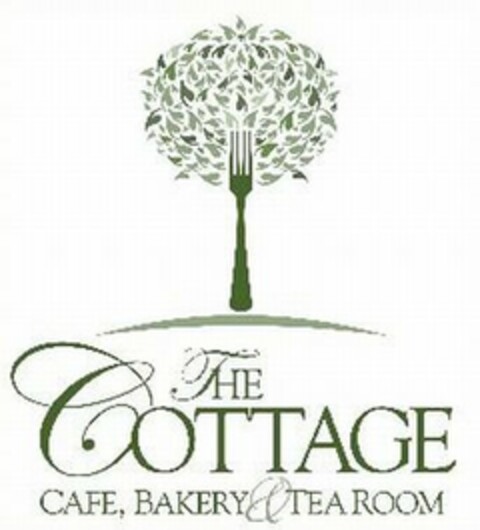 THE COTTAGE CAFE, BAKERY & TEA ROOM Logo (USPTO, 03/30/2012)