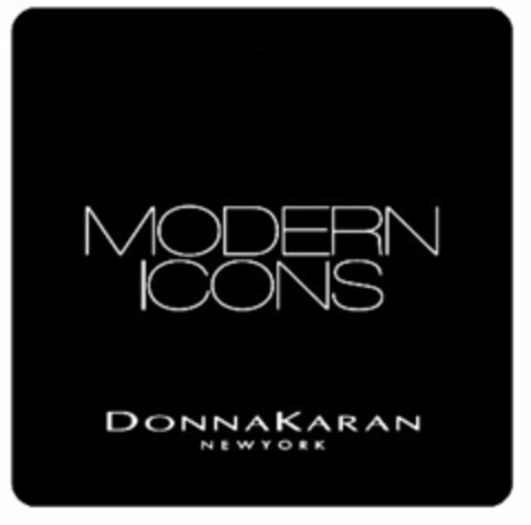 MODERN ICONS DONNA KARAN NEW YORK Logo (USPTO, 06/18/2012)