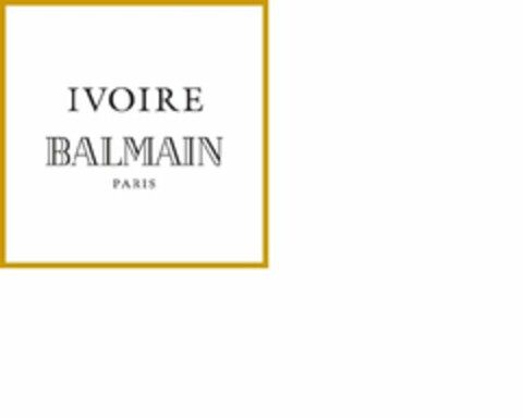 IVOIRE BALMAIN PARIS Logo (USPTO, 27.06.2012)