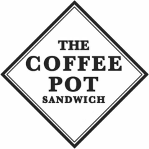 THE COFFEE POT SANDWICH Logo (USPTO, 06/24/2013)