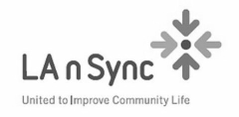 LA N SYNC UNITED TO IMPROVE COMMUNITY LIFE Logo (USPTO, 01.08.2013)