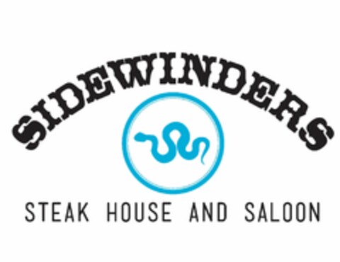 SIDEWINDERS STEAK HOUSE AND SALOON Logo (USPTO, 04.09.2013)