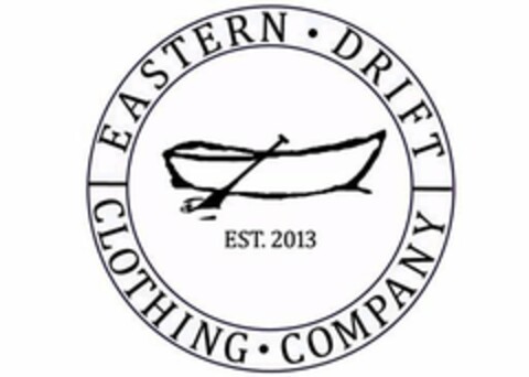 EASTERN · DRIFT CLOTHING · COMPANY EST.2013 Logo (USPTO, 02.01.2014)