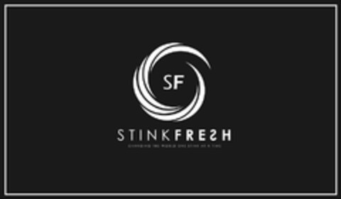 SF STINKFRESH CHANGING THE WORLD ONE STINK AT A TIME Logo (USPTO, 03.03.2014)