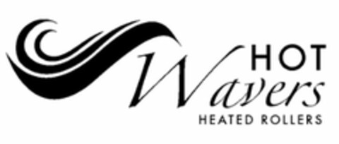 HOT WAVERS HEATED ROLLERS Logo (USPTO, 07/29/2014)