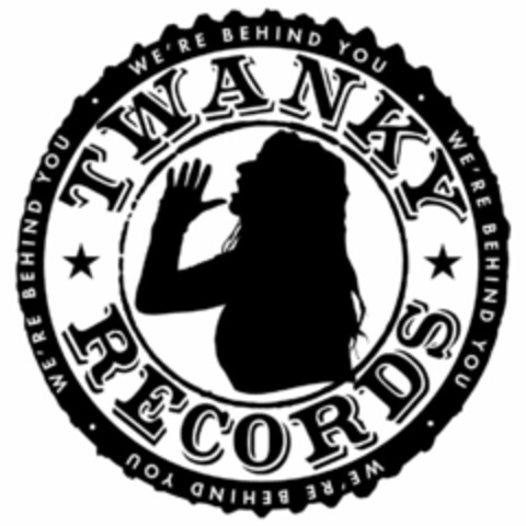 TWANKY RECORDS WE'RE BEHIND YOU Logo (USPTO, 04.09.2014)