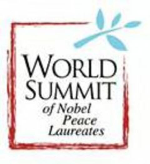 WORLD SUMMIT OF NOBEL PEACE LAUREATES Logo (USPTO, 13.03.2015)