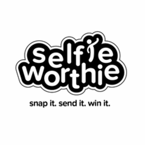 SELFIE WORTHIE SNAP IT. SEND IT. WIN IT. Logo (USPTO, 15.05.2015)