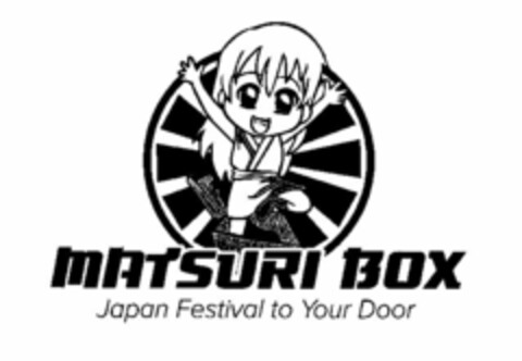 MATSURI BOX JAPAN FESTIVAL TO YOUR DOOR Logo (USPTO, 06/16/2015)