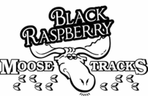 BLACK RASPBERRY MOOSE TRACKS Logo (USPTO, 16.07.2015)