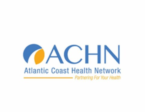 ACHN ATLANTIC COAST HEALTH NETWORK PARTNERING FOR YOUR HEALTH Logo (USPTO, 11/25/2015)