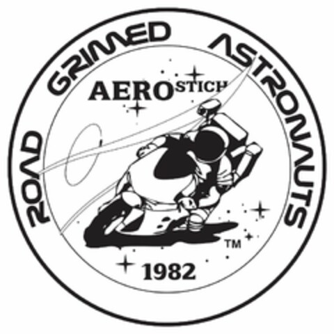 ROAD GRIMED ASTRONAUTS AEROSTICH 1982 Logo (USPTO, 02/02/2016)