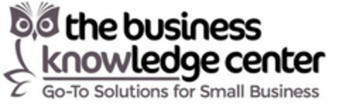 THE BUSINESS KNOWLEDGE CENTER GO-TO SOLUTIONS FOR SMALL BUSINESS Logo (USPTO, 21.02.2017)