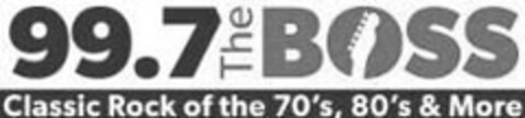 99.7 THE BOSS CLASSIC ROCK OF THE 70'S, 80'S & MORE Logo (USPTO, 16.03.2017)