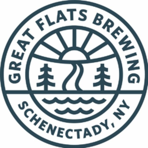 GREAT FLATS BREWING SCHENECTADY NY Logo (USPTO, 16.04.2017)