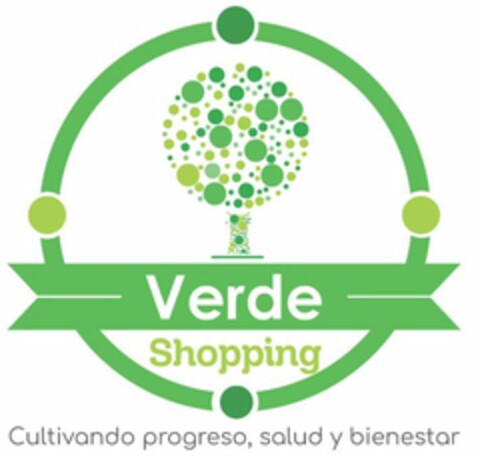 VERDE SHOPPING CULTIVANDO PROGRESO, SALUD Y BIENESTAR Logo (USPTO, 07/19/2017)