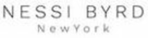 NESSI BYRD NEW YORK Logo (USPTO, 08/28/2017)