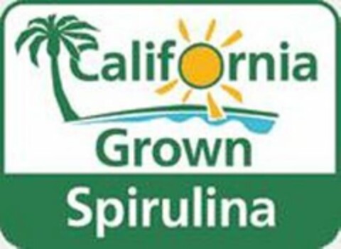 CALIFORNIA GROWN SPIRULINA Logo (USPTO, 01.09.2017)