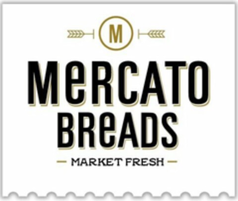 MERCATO BREADS MARKET FRESH Logo (USPTO, 02.12.2017)