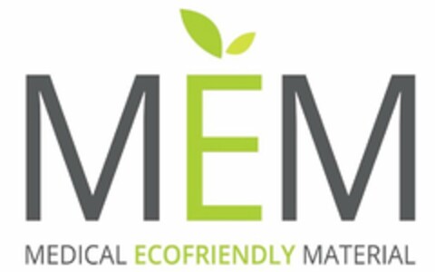 MEM MEDICAL ECOFRIENDLY MATERIAL Logo (USPTO, 24.05.2018)