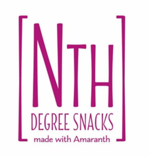 NTH DEGREE SNACKS MADE WITH AMARANTH Logo (USPTO, 31.08.2018)