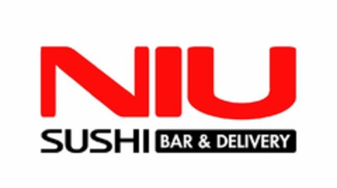 NIU SUSHI BAR & DELIVERY Logo (USPTO, 07.09.2018)