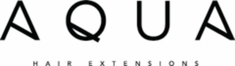 AQUA HAIR EXTENSIONS Logo (USPTO, 09/11/2018)