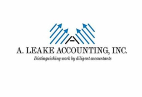 A. LEAKE ACCOUNTING, INC. DISTINGUISHING WORK BY DILIGENT ACCOUNTANTS Logo (USPTO, 14.11.2018)