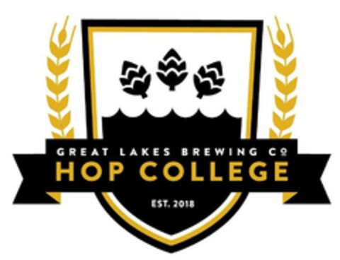 GREAT LAKES BREWING CO HOP COLLEGE EST.2018 Logo (USPTO, 28.11.2018)