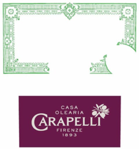 CASA OLEARIA CARAPELLI FIRENZE 1893 Logo (USPTO, 12/17/2018)