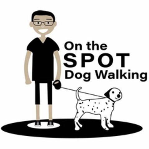 ON THE SPOT DOG WALKING Logo (USPTO, 21.12.2018)