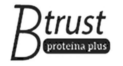 BTRUST PROTEINA PLUS Logo (USPTO, 01/18/2019)