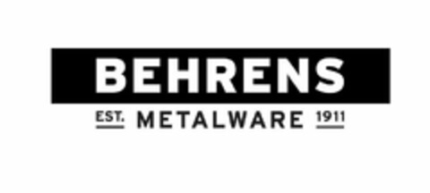 BEHRENS EST. METALWARE 1911 Logo (USPTO, 30.04.2019)