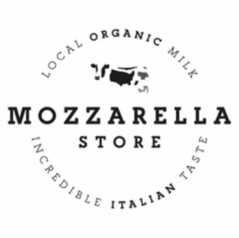 LOCAL ORGANIC MILK MOZZARELLA STORE INCREDIBLE ITALIAN TASTE Logo (USPTO, 14.05.2019)