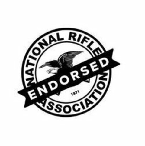 NATIONAL RIFLE ASSOCIATION ENDORSED 1871 Logo (USPTO, 09/30/2019)