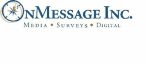 ONMESSAGE INC. MEDIA ·  SURVEYS · DIGITAL Logo (USPTO, 03.04.2020)