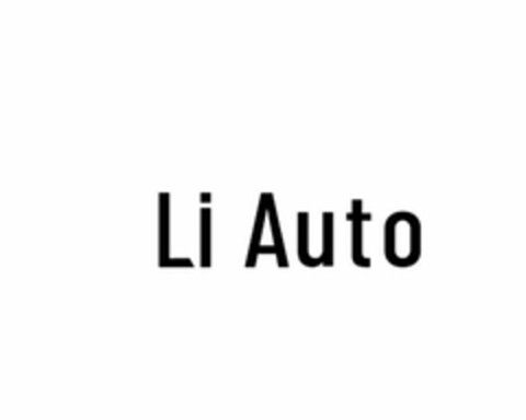 LI AUTO Logo (USPTO, 07/03/2020)
