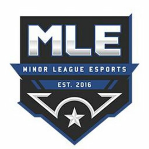 MLE MINOR LEAGUE ESPORTS EST. 2016 Logo (USPTO, 09/21/2020)