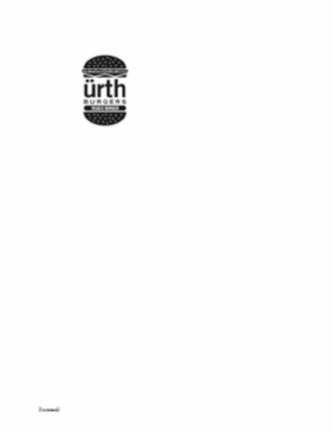 URTH BURGERS VEGGIE BURGER Logo (USPTO, 16.12.2009)