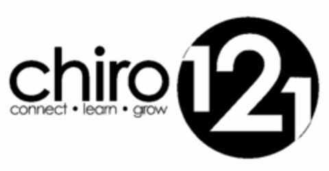 CHIRO 121 CONNECT · LEARN · GROW Logo (USPTO, 01/22/2010)