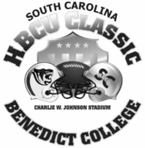 SOUTH CAROLINA HBCU CLASSIC SC HBCU CHARLIE W. JOHNSON STADIUM BENEDICT COLLEGE Logo (USPTO, 08/12/2010)