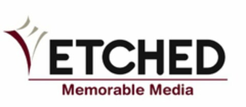 E ETCHED MEMORABLE MEDIA Logo (USPTO, 24.08.2010)