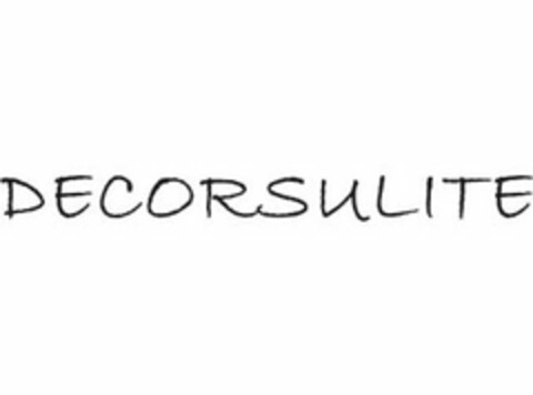 DECORSULITE Logo (USPTO, 01/16/2011)